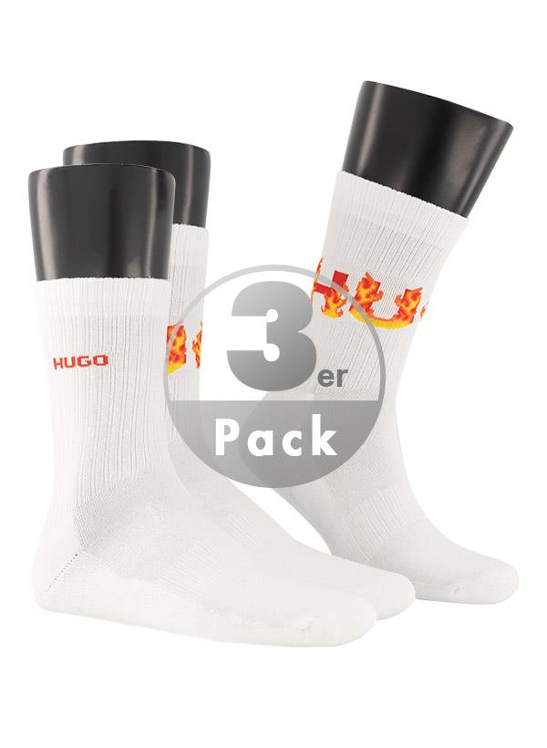 HUGO Socken Rib Flames 3er Pack 50510808/100Normbild