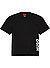 T-Shirt, Relaxed Fit, Bio Baumwolle, schwarz - schwarz