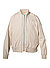 Blouson, Mikrofaser, beige - beige