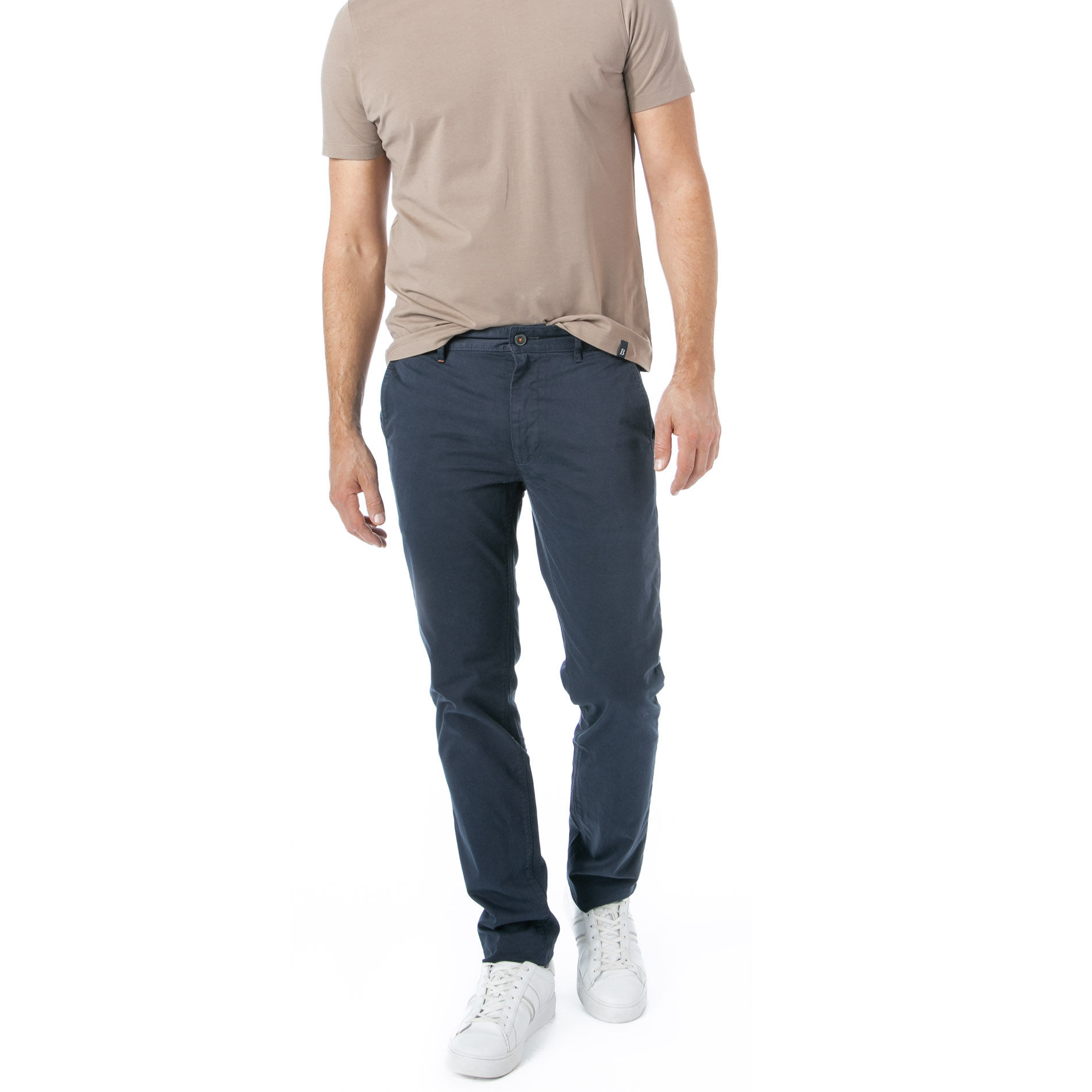 Boss Orange Herren Chino Blau Slim Fit