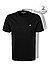T-Shirts, Regular Fit, Bio Baumwolle, schwarz-weiß - schwarz-weiß