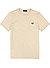 T-Shirt, Baumwolle, hellbeige - hellbeige-schwarz