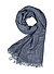 Schal, Viskose, blau - dunkelblau
