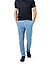Chino, Slim Fit, Baumwolle, blau - pastellblau