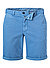 Bermudas, Pisa U, Regular Fit, Baumwolle, mittelblau - mittelblau