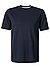 T-Shirt, Baumwolle, navy - navy