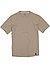 T-Shirt, Baumwolle, taupe - taupe