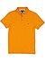 Polo-Shirt, Slim Fit, Bio Baumwoll-Piqué, orange - orange