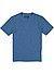 T-Shirt, Regular Fit, Baumwolle, blau gestreift - blau-schwarz