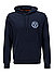 Hoodie, Baumwolle, blau - marine