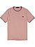 T-Shirt, Baumwolle, altrosa - darkpink-dustro-black