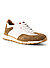 Sneaker, Veloursleder, beige - stone-bianco