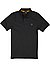 Polo-Shirt Passenger, Slim Fit, Baumwoll-Piqué, schwarz - schwarz