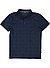 Polo-Shirt, mercerisierte Baumwolle, blau - nachtblau