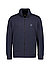 Sweatjacke, Baumwolle, nachtblau - nachtblau