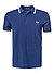 Polo-Shirt, Baumwoll-Piqué, navy - navy-vanille