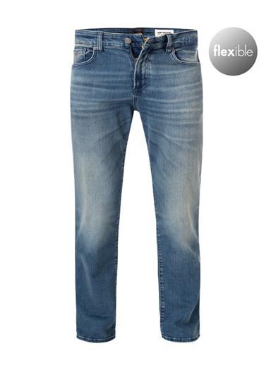 Jeans Maine, Regular Fit, Baumwoll-Stretch, mittelblau