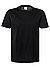 T-Shirt, Regular Fit, Bio Baumwolle, schwarz - schwarz