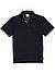 Polo-Shirt, Bio Baumwoll-Jersey, schwarz - schwarz