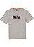 T-Shirt, Baumwolle, grau - grau