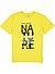 T-Shirt, Bio Baumwolle, gelb - gelb