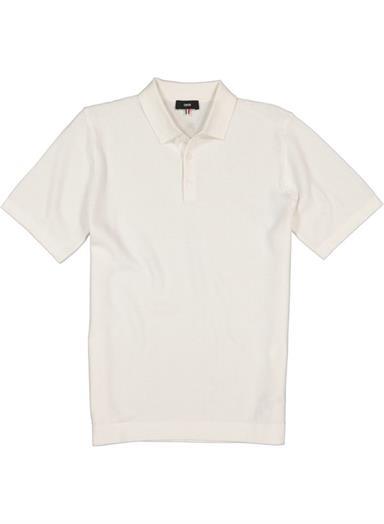 Polo-Shirt, Baumwoll-Strick, ecru