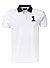 Polo-Shirt, Classic Fit, Baumwoll-Piqué, weiß - weiß