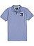 Polo-Shirt, Classic Fit, Baumwoll-Piqué, blau - blau