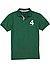 Polo-Shirt, Classic Fit, Baumwoll-Piqué, grün - grün