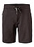 Sweatshorts, Baumwolle, schwarz - schwarz