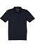 Polo-Shirt, Regular Fit, Baumwoll-Piqué, nachtblau meliert - nachtblau
