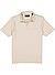 Polo-Shirt, Regular Fit, Bio Baumwoll-Jersey, beige-weiß gestreift - beige-weiß