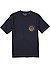 T-Shirt, Regular Fit, Bio Baumwolle, dunkelblau - nachtblau