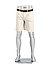 Bermudashorts, Wide Fit, Baumwolle, hellbeige - hellbeige