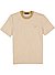 T-Shirt, Baumwolle, creme-karamell gestreift - creme-karamell
