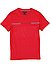 T-Shirt, Slim Fit, Baumwolle, rot - rot