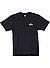 T-Shirt, Regular Fit, Baumwolle, nachtblau - schwarz