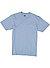 T-Shirt, Regular Fit, Baumwolle, hellblau - hellblau