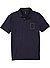 Polo-Shirt, Bio Baumwoll-Jersey, nachtblau - nachtblau