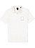 Polo-Shirt, Bio Baumwoll-Jersey, weiß - weiß