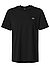 T-Shirt, Classic Fit, Baumwolle, schwarz - schwarz