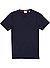 T-Shirt, Slim Fit, Baumwolle, dunkelblau - nachtblau