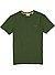 T-Shirt, Slim Fit, Baumwolle, dunkelgrün - dunkelgrün