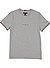 T-Shirt, Slim Fit, Baumwolle, grau meliert - grey