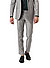 Hose Paco, Slim Fit, Schurwolle, hellgrau meliert - hellgrau