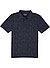 Polo-Shirt, Baumwoll-Jersey, navy floral - navy