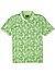 Polo-Shirt, Baumwoll-Jersey, mintgrün floral - mintgrün