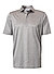 Polo-Shirt, Baumwoll-Jersey, grau meliert - grau