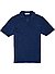 Polo-Shirt, Baumwoll-Frottee, blau - blau