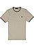 T-Shirt, Baumwolle, grau - grey-brick